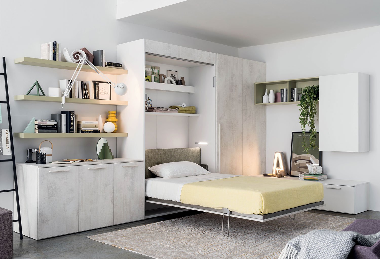 Clever camere da letto e camerette a soppalco presso Marinelli Design Group