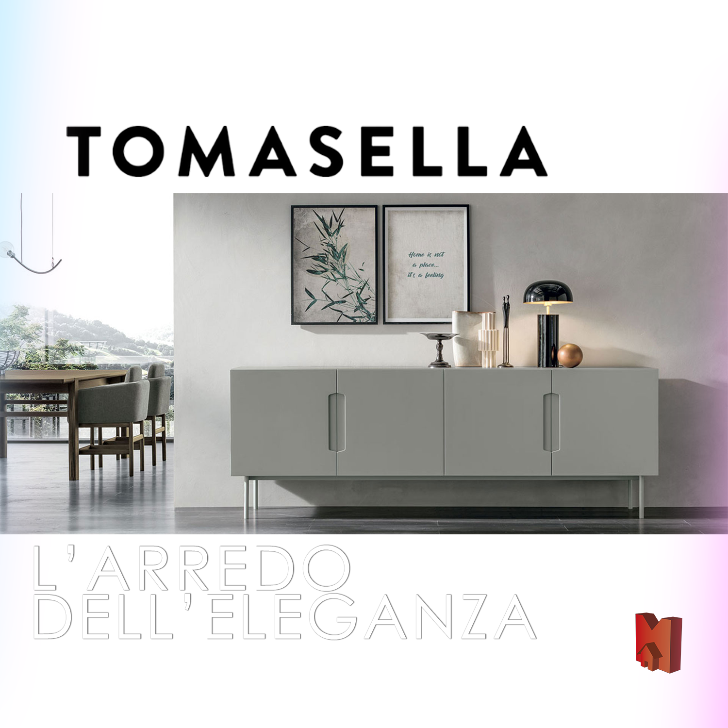 Tomasella. Nuova esposizione Marinelli Design Group Roma arredamento promo Madie Living Roma