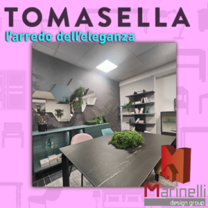 Tomasella. Nuova esposizione Marinelli Design Group Roma