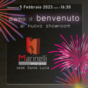Benvenuto showroom Marinelli Design Group Sede Santa Lucia
