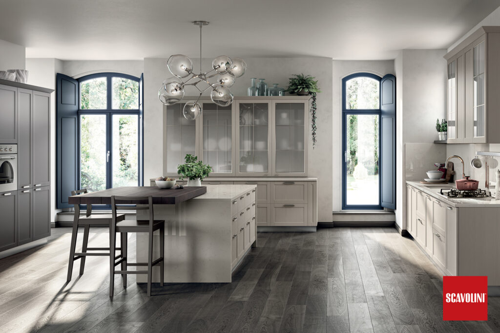 Carattere Scavolini con isola Marinelli Design Group 