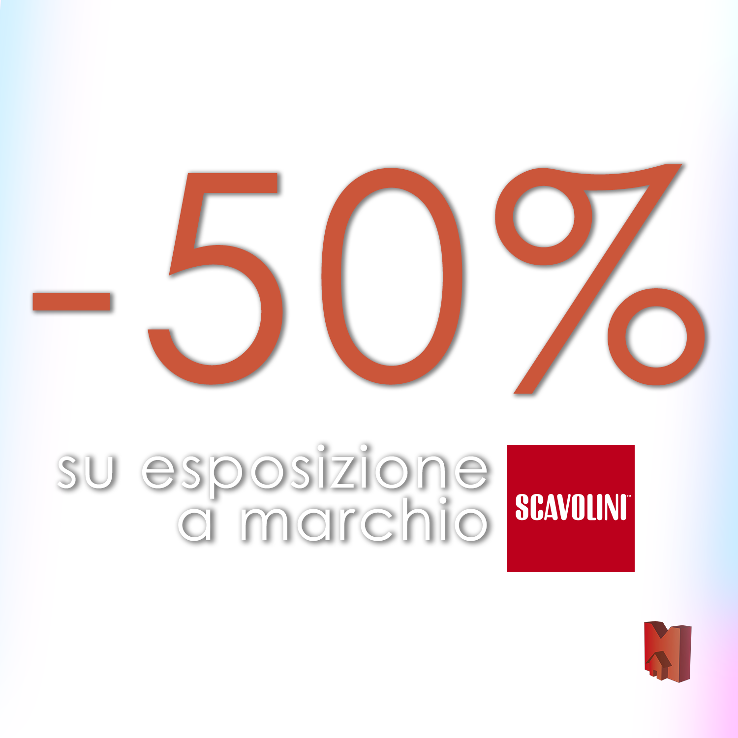 -50% Scavolini sconti esposizione fuori tutto Marinelli Design Group