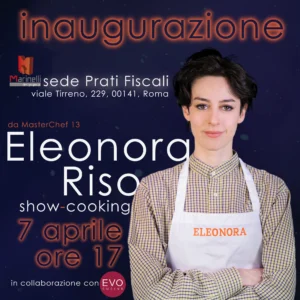 Inaugurazione Sede Prati Fiscali Marinelli design group Roma con Eleonora Riso di MasterChef 13 Roma arredamento talenti bufalotta Prati Fiscali